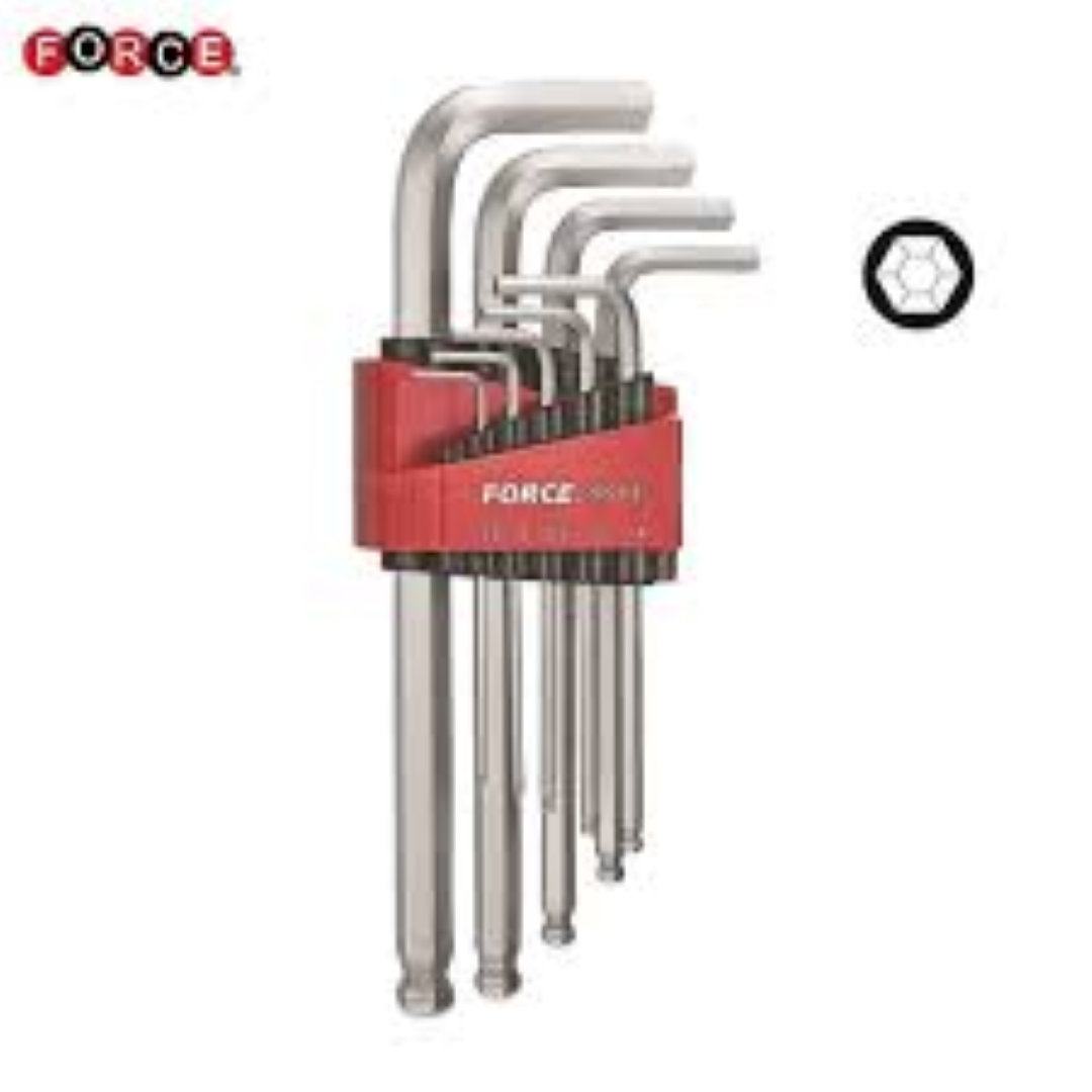 ALLEN KEY 9PC SET ROUND BIG